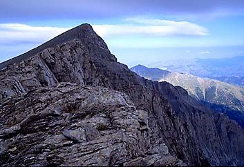 A picture of Mt Olympus 
